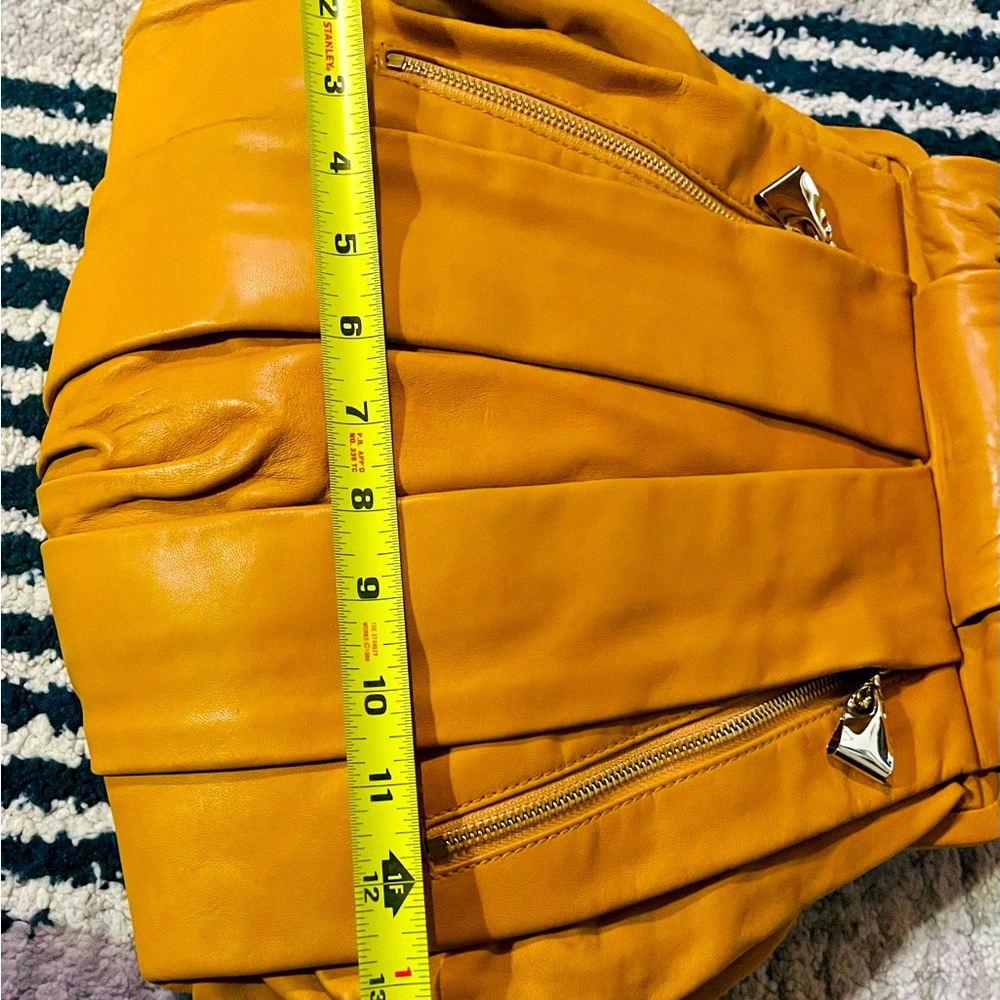 Authentic! Rare Large Christian Louboutin butterscotch lamb skin w dust bag - Picture 8 of 10